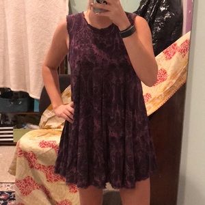 Urban Outfitters Purple Aztec Shift Dress